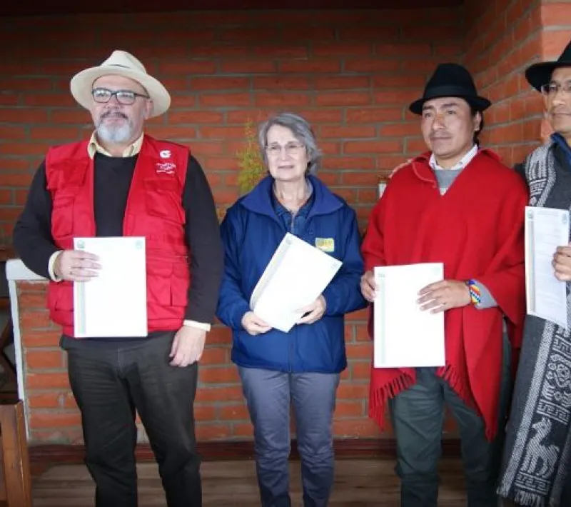 Foto Manos Unidas - Convenio Ecuador