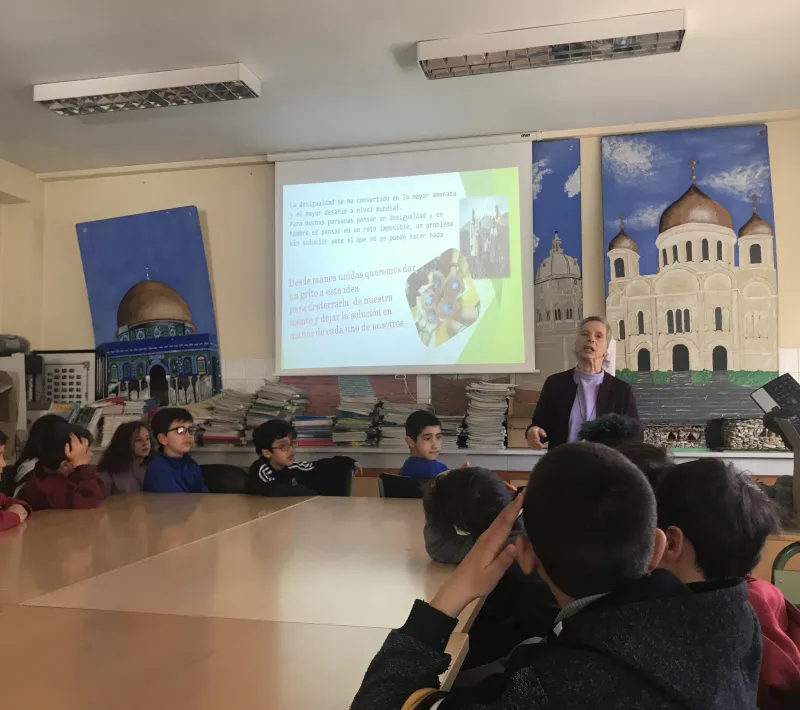 Alumnos de primaria CEIP San Pedro Apóstol.