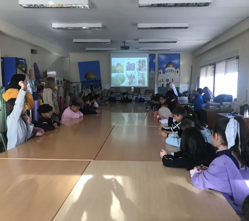 Alumnos de primaria CEIP San Pedro Apóstol.