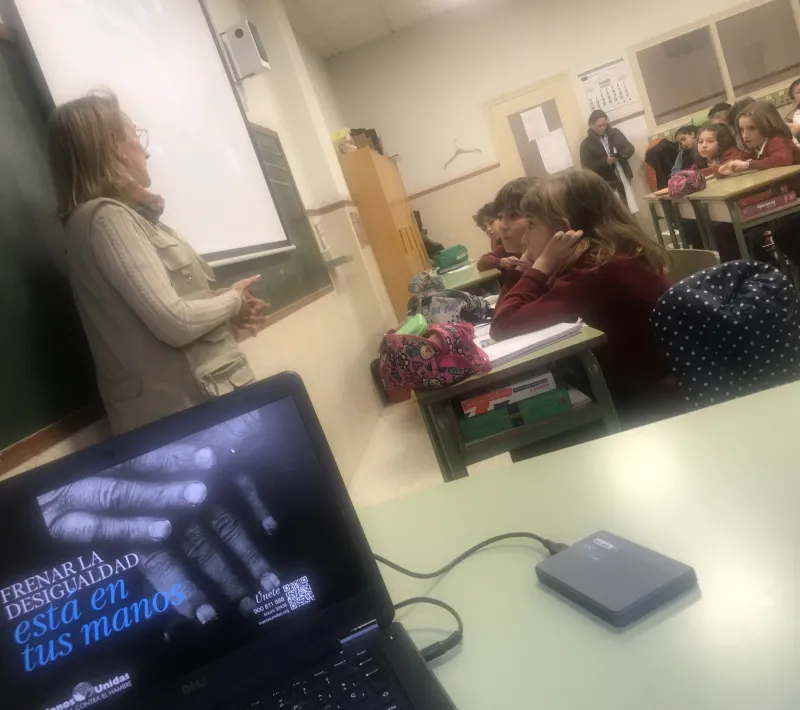 Alumnos de primaria de Adoratrices.