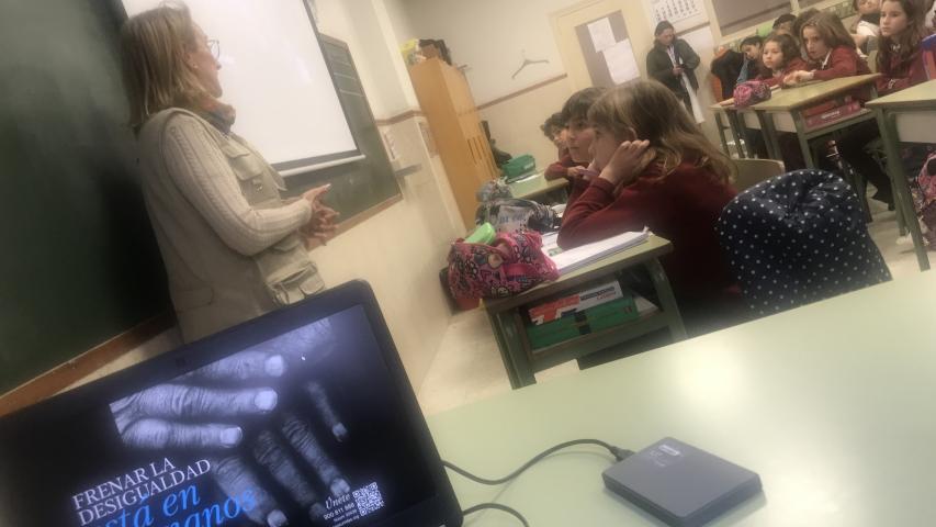 Alumnos de primaria de Adoratrices.