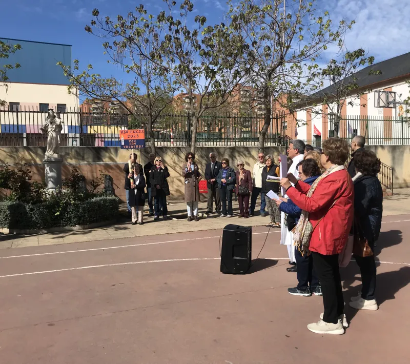 Finalización del Vía Lucis en Salesianos