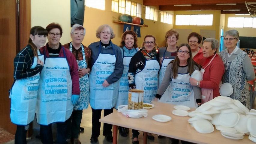Voluntarios de Manos Unidas trabajando en actividades de la Organización. Foto: Manos Unidas