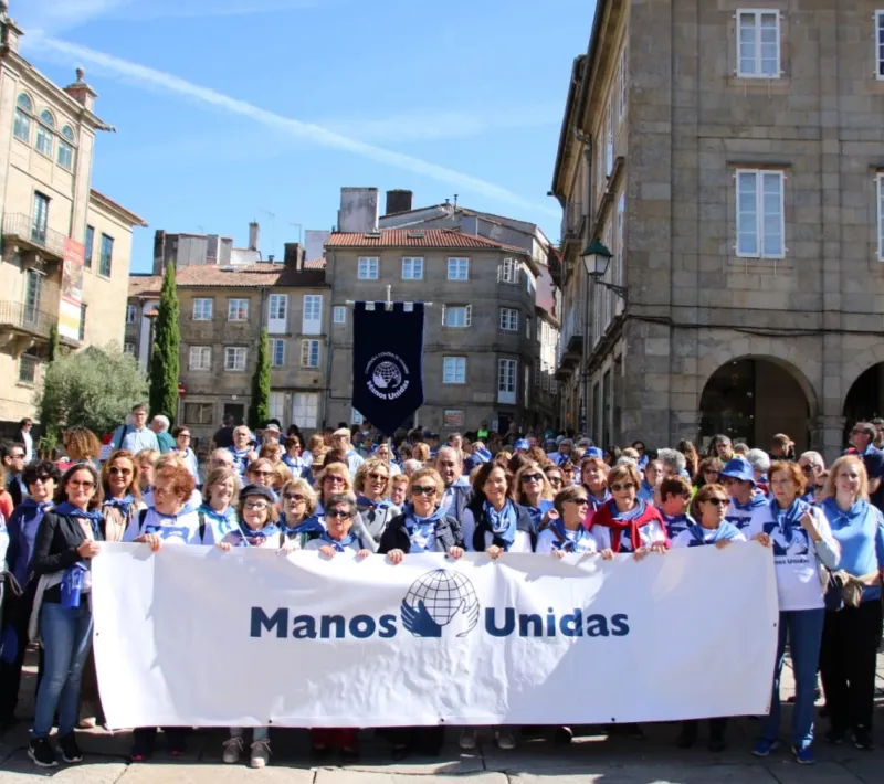 Momentos del encuentro compostelano de Manos Unidas por el 60 aniversario. Foto: Alejandro Righi