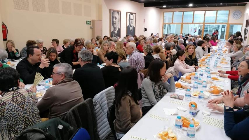 Cena del Hambre en  Manos Unidas Valencia celebrada en la localidad de Sollana.