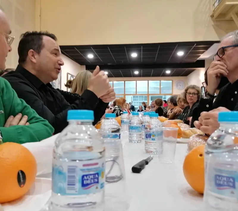 Cena del Hambre en  Manos Unidas Valencia celebrada en la localidad de Sollana.