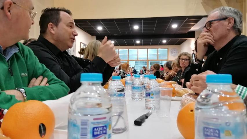 Cena del Hambre en  Manos Unidas Valencia celebrada en la localidad de Sollana.
