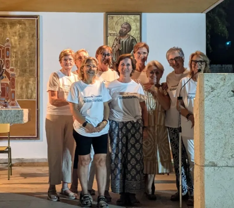 Equipo de voluntarias de Manos Unidas en Tavernes de la Valldigna.