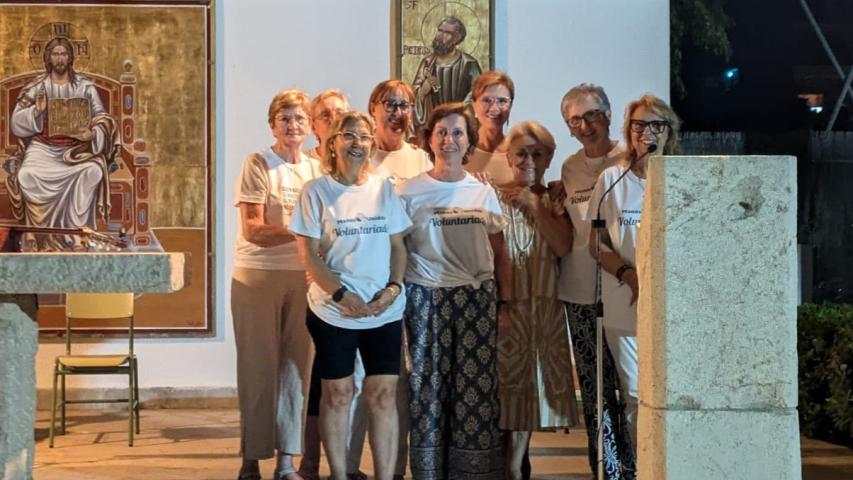 Equipo de voluntarias de Manos Unidas en Tavernes de la Valldigna.