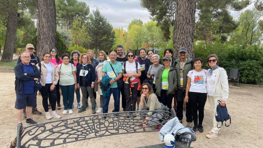 Participanes a la llegada a Rivas Vaciamadrid