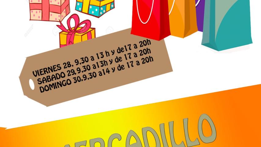 Mercadillo solidario en la Parroquia de Nuestra Señora del Rosario