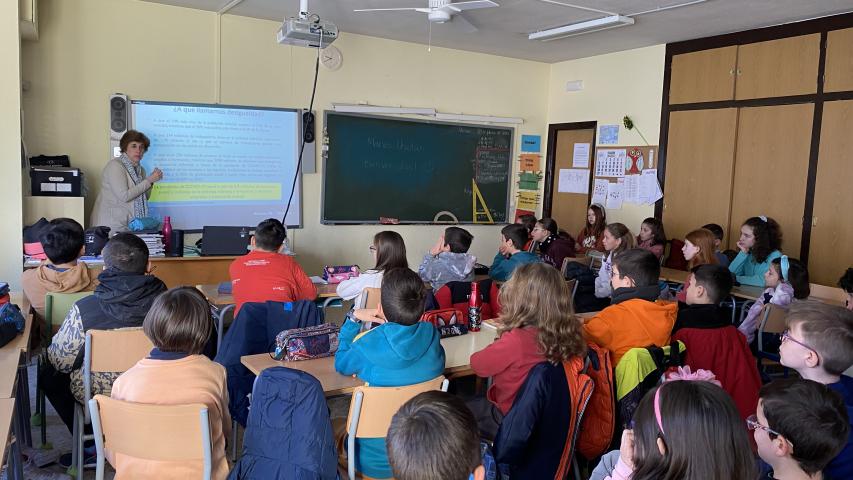 Alumnos de primaria CEIP El Doncel.