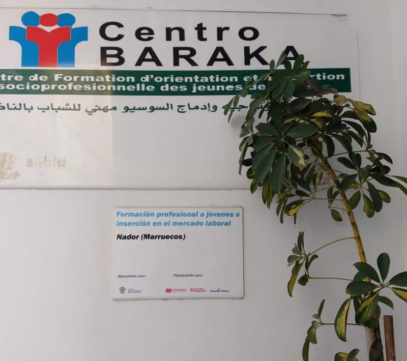 Centro Baraka, en la localidad marroquí de Nador, lugar del Viaje de Formación en el que ha participado Manos Unidas Valencia