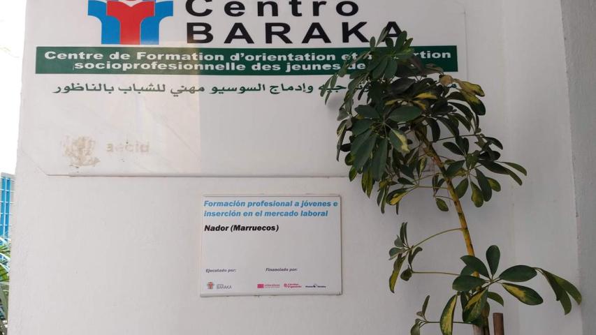 Centro Baraka, en la localidad marroquí de Nador, lugar del Viaje de Formación en el que ha participado Manos Unidas Valencia