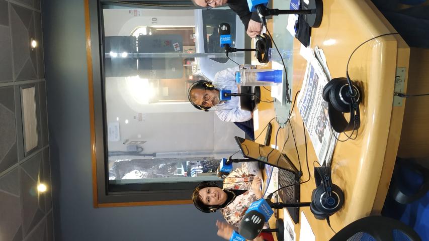 Entrevista en Ràdio Estel, Barcelona