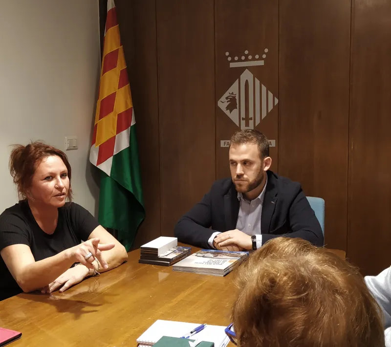 Reunión con el alcalde de Cerdanyola