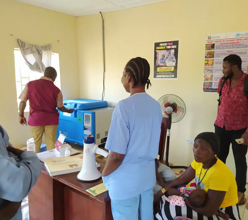 Centro de Salud Comunitario de Mange Acre (Sierra Leona). Foto: Manos Unidas