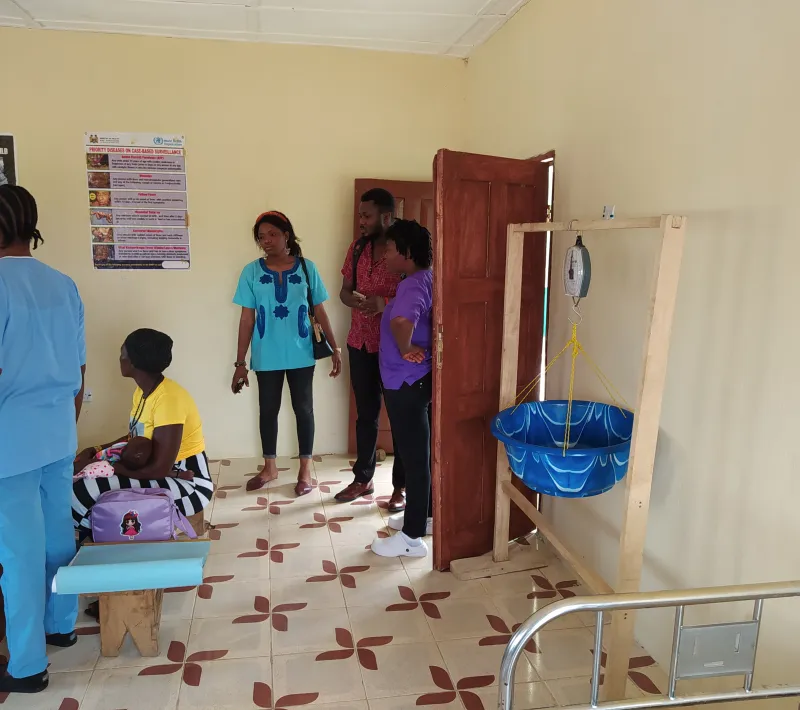 Centro de Salud Comunitario de Mange Acre (Sierra Leona). Foto: Manos Unidas