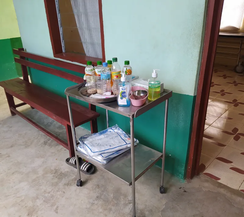 Centro de Salud Comunitario de Mange Acre (Sierra Leona). Foto: Manos Unidas