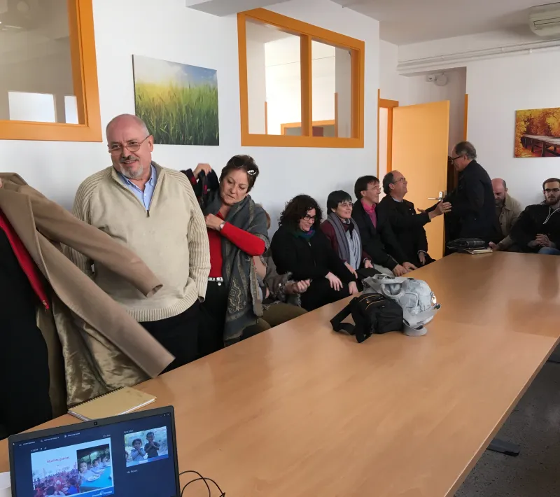 Acto en la sede de la delegación diocesana de Terrassa