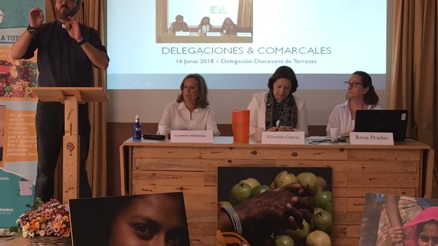 Mn Mario en el taller sobre delegaciones y comarcales