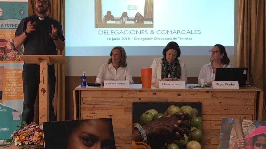 Mn Mario en el taller sobre delegaciones y comarcales