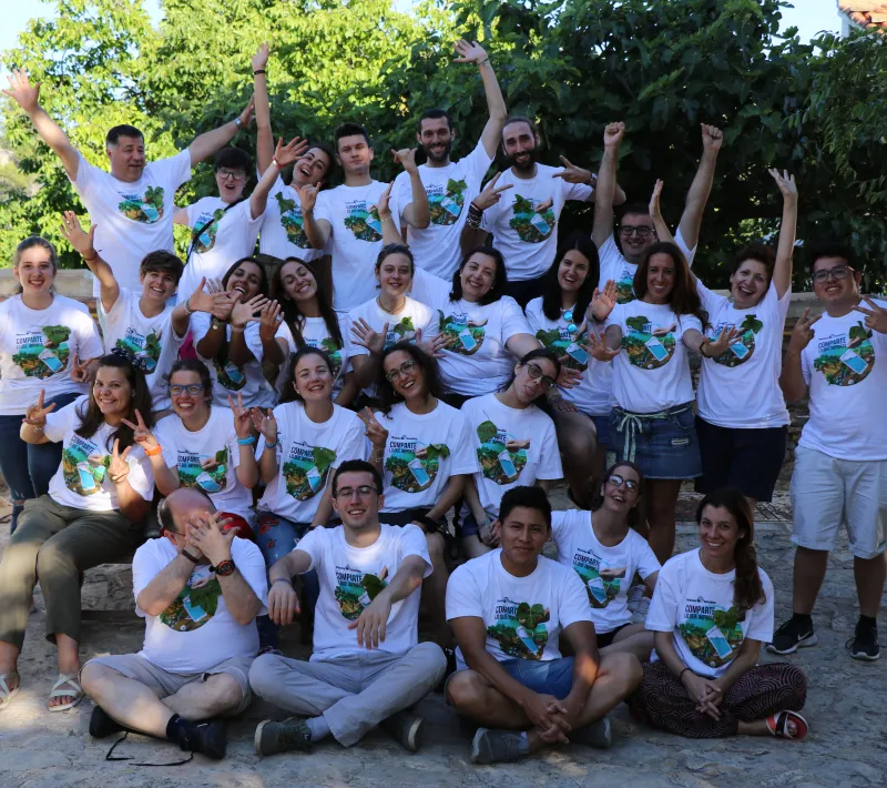 Voluntarios de Manos Unidas trabajando en actividades de la Organización. Foto: Manos Unidas