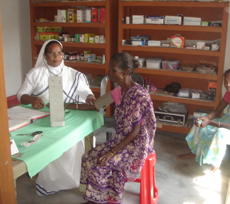 Dispensario rural St. Anne en Manas Bansbari