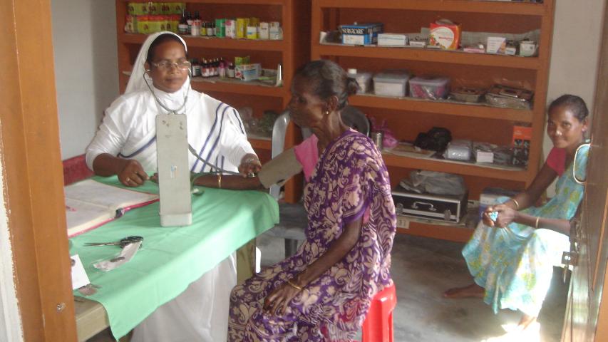 Dispensario rural St. Anne en Manas Bansbari