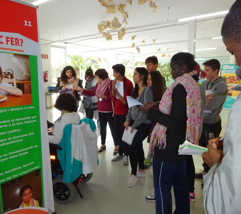 Exposición "El despilfarro alimentario"