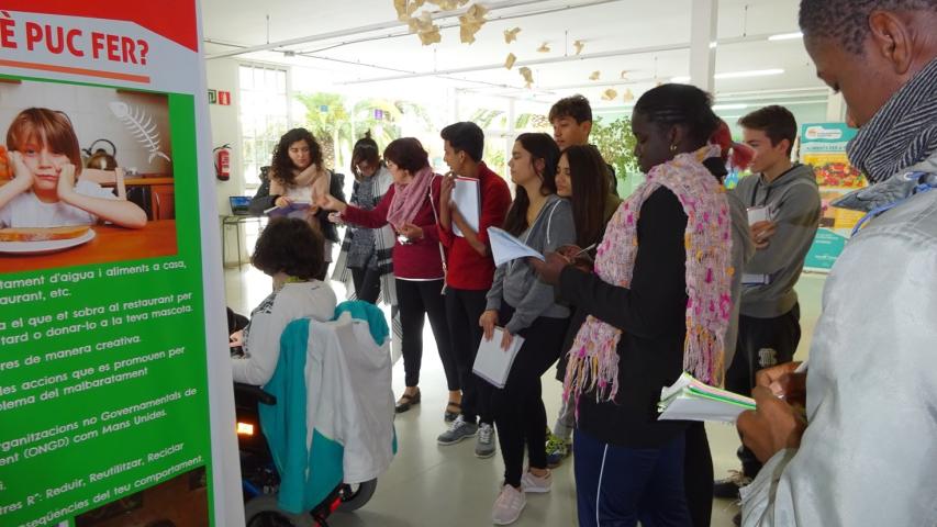 Exposición "El despilfarro alimentario"