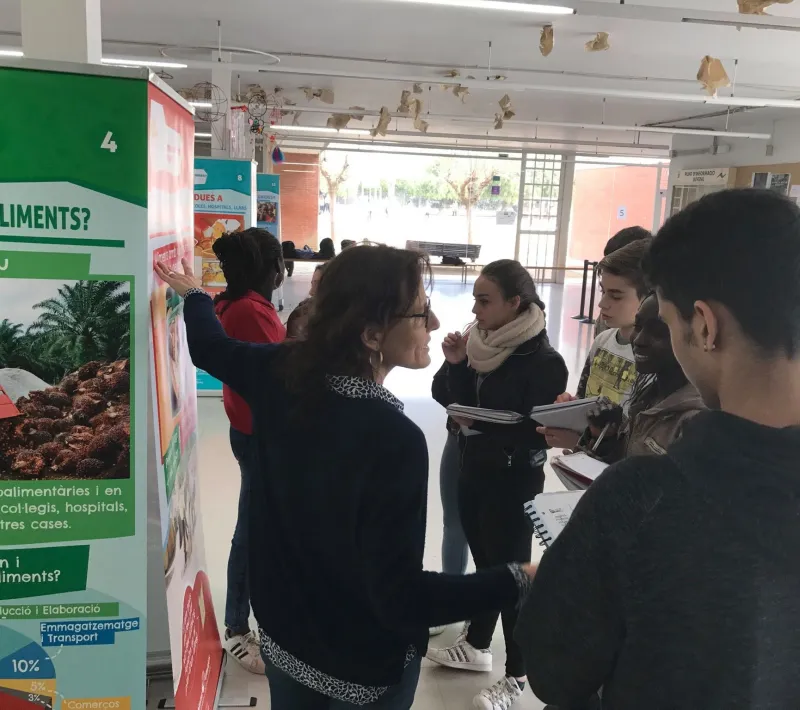 Exposición "El despilfarro alimentario"