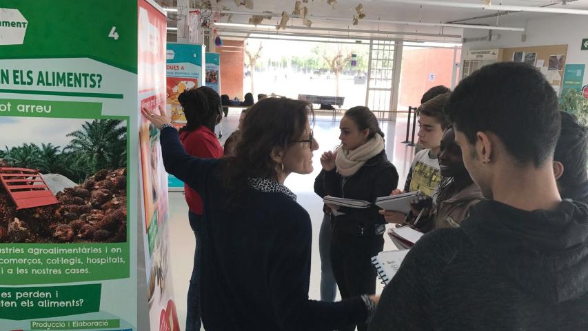 Exposición "El despilfarro alimentario"