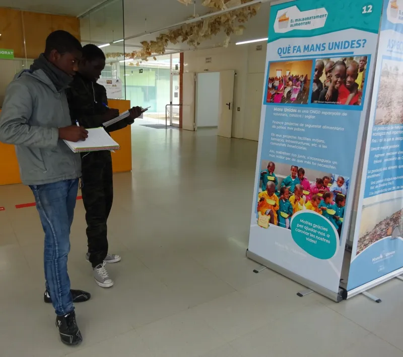 Exposición "El despilfarro alimentario"