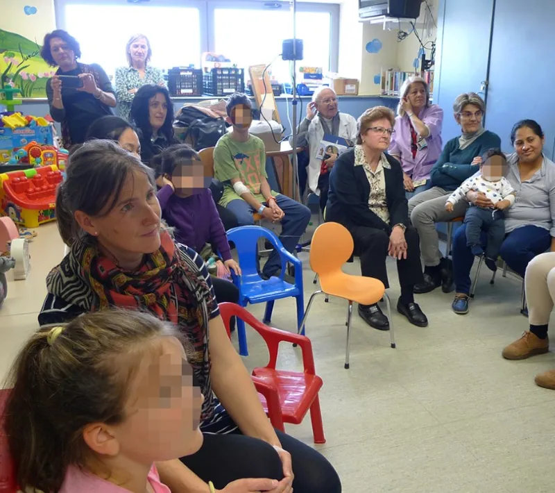 Sant Jordi en el Hospital Joan XXIII de Tarragona