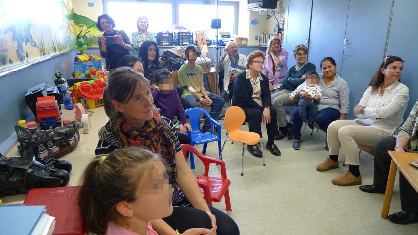 Sant Jordi en el Hospital Joan XXIII de Tarragona