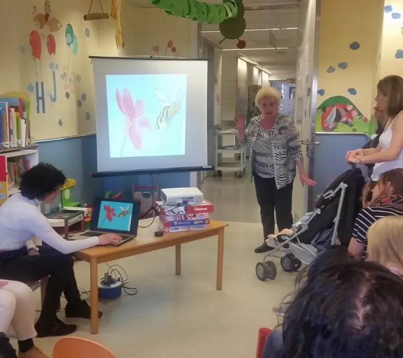 Sant Jordi en el Hospital Joan XXIII de Tarragona