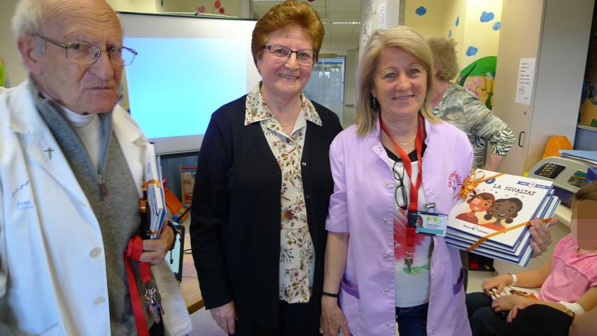 Sant Jordi en el Hospital Joan XXIII de Tarragona