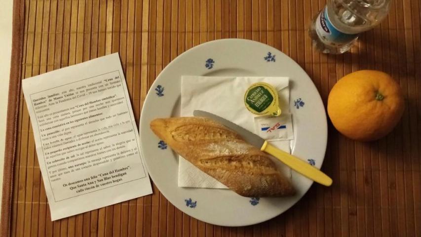 La comarcal de Albal organiza la Cena del Hambre Simbólica. Manos Unidas Valencia