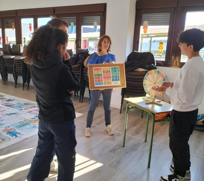 Manos Unidas Madrid en la Jornada Solidaria 2023 del colegio El Valle Sanchinarro