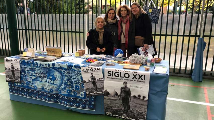 Manos Unidas en la Jornada Solidaria 2019 del colegio El Valle de Valdebernardo