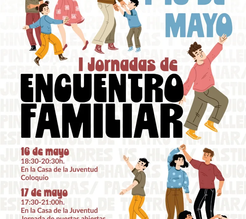Cartel de las I Jornadas de Encuentro Familiar de Colmenar Viejo