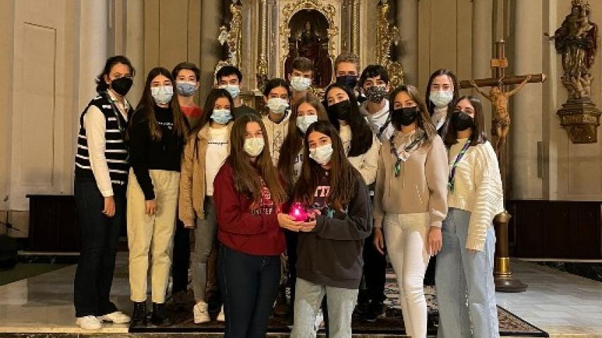 Grupo de jóvenes de Juniors de Santa Catalina de Alcira.