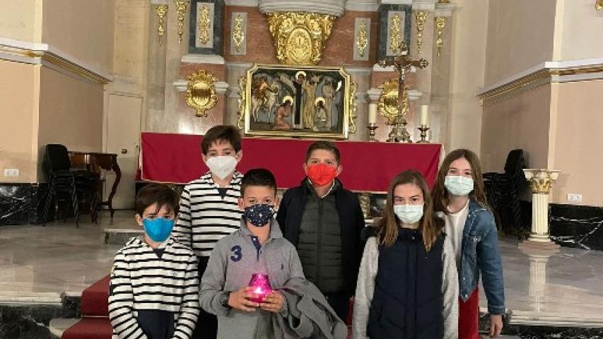 Grupo de jóvenes de Juniors de Santa Catalina de Alcira.