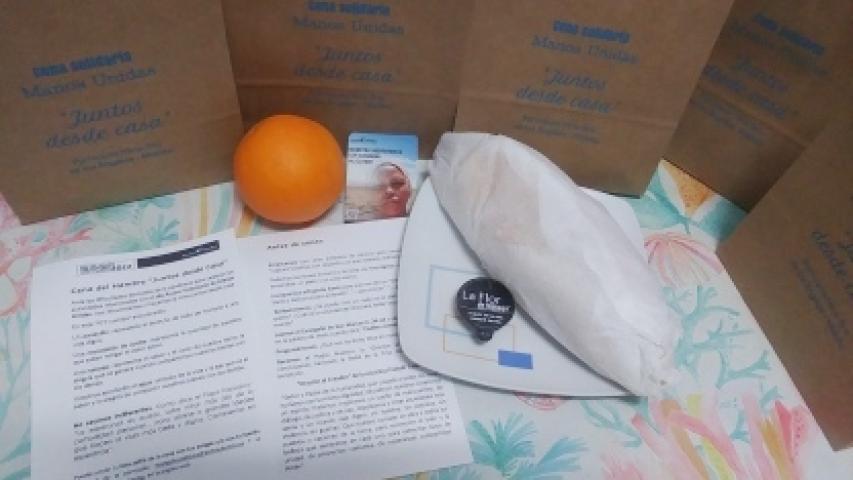 kit comida cena del hambre juntos desde casa 2022