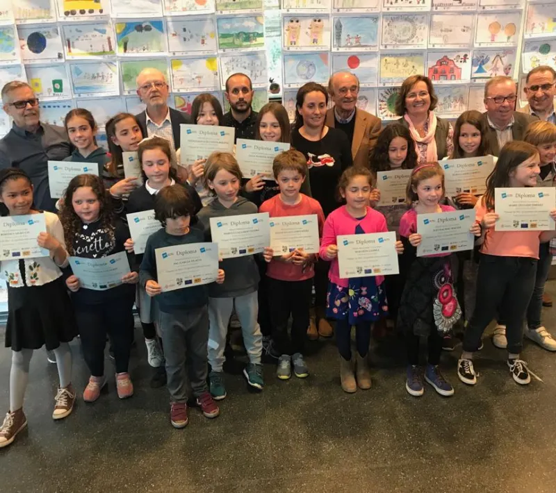 Entrega de los premios del IX Concurso de Dibujo infantil del gOvi