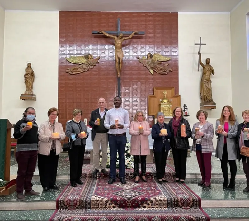 Voluntarias de la comarcal de Loriguilla en su parroquia.