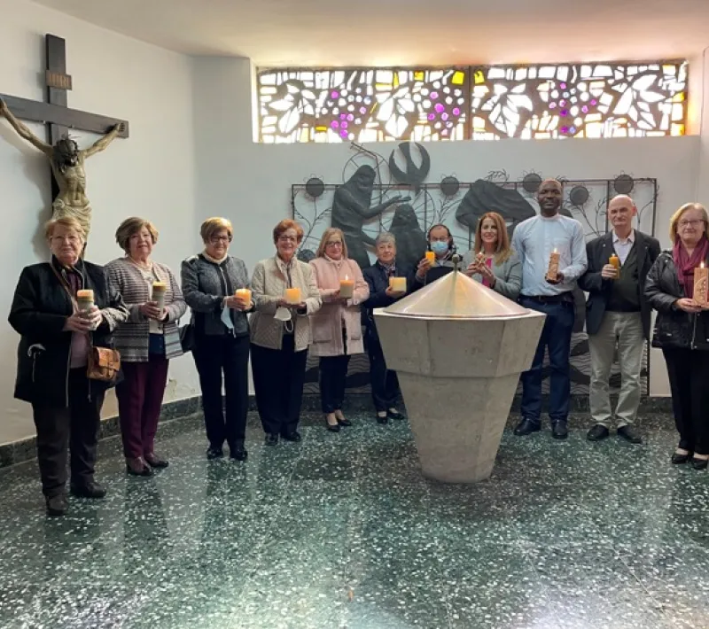 Voluntarias de la comarcal de Loriguilla en su parroquia.