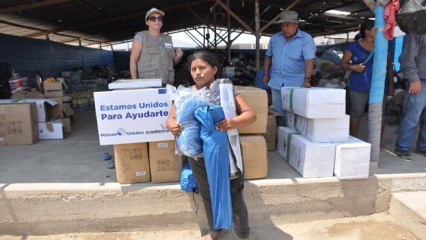Ayuda de emergencia enviada en Perú