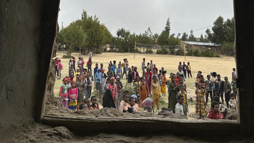 Volver a la escuela en Tigray. Foto: Manos Unidas/Marta Carreño
